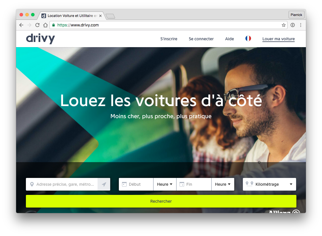 Drivy - website
